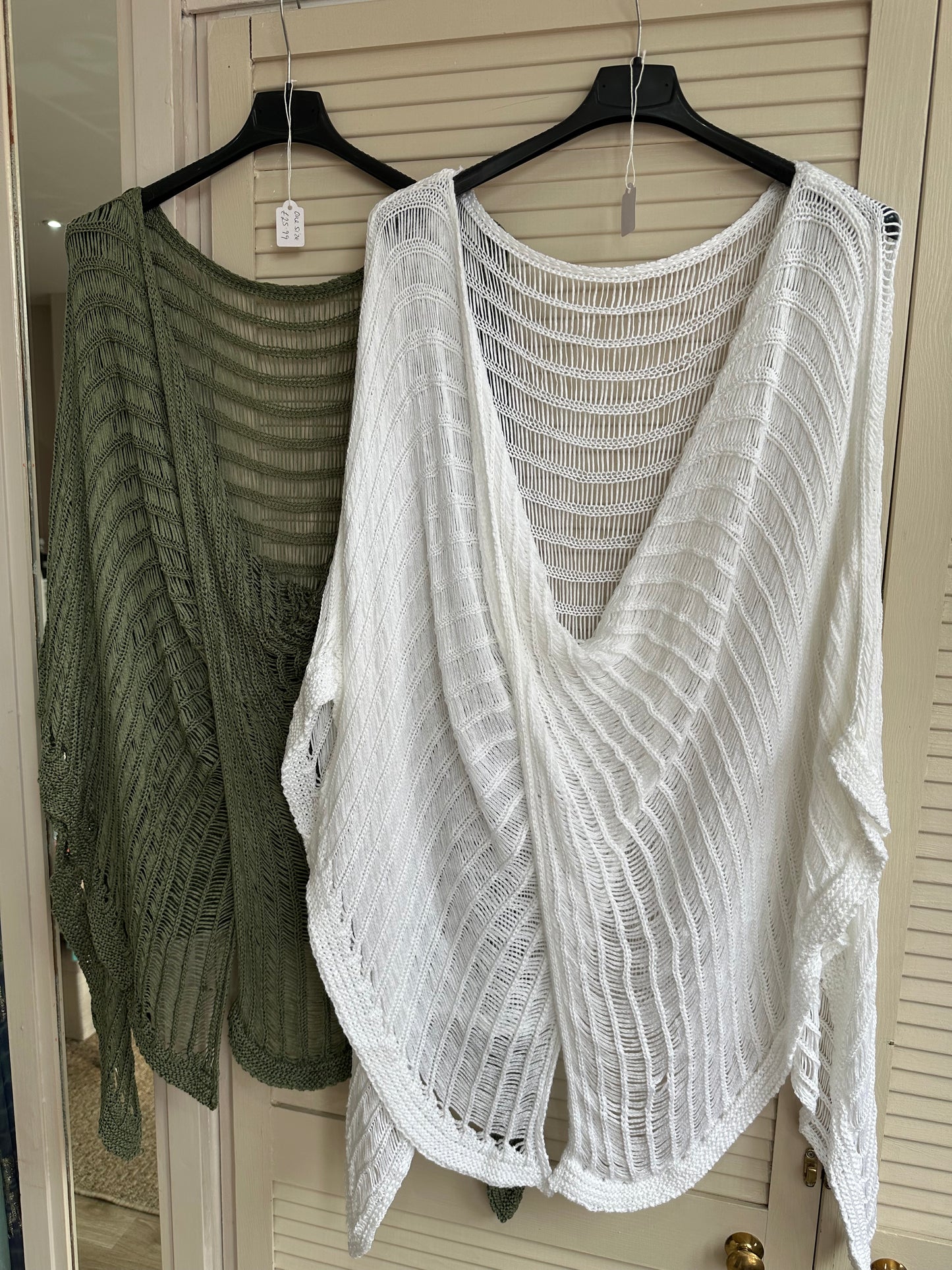 Crochet twist detail wraps