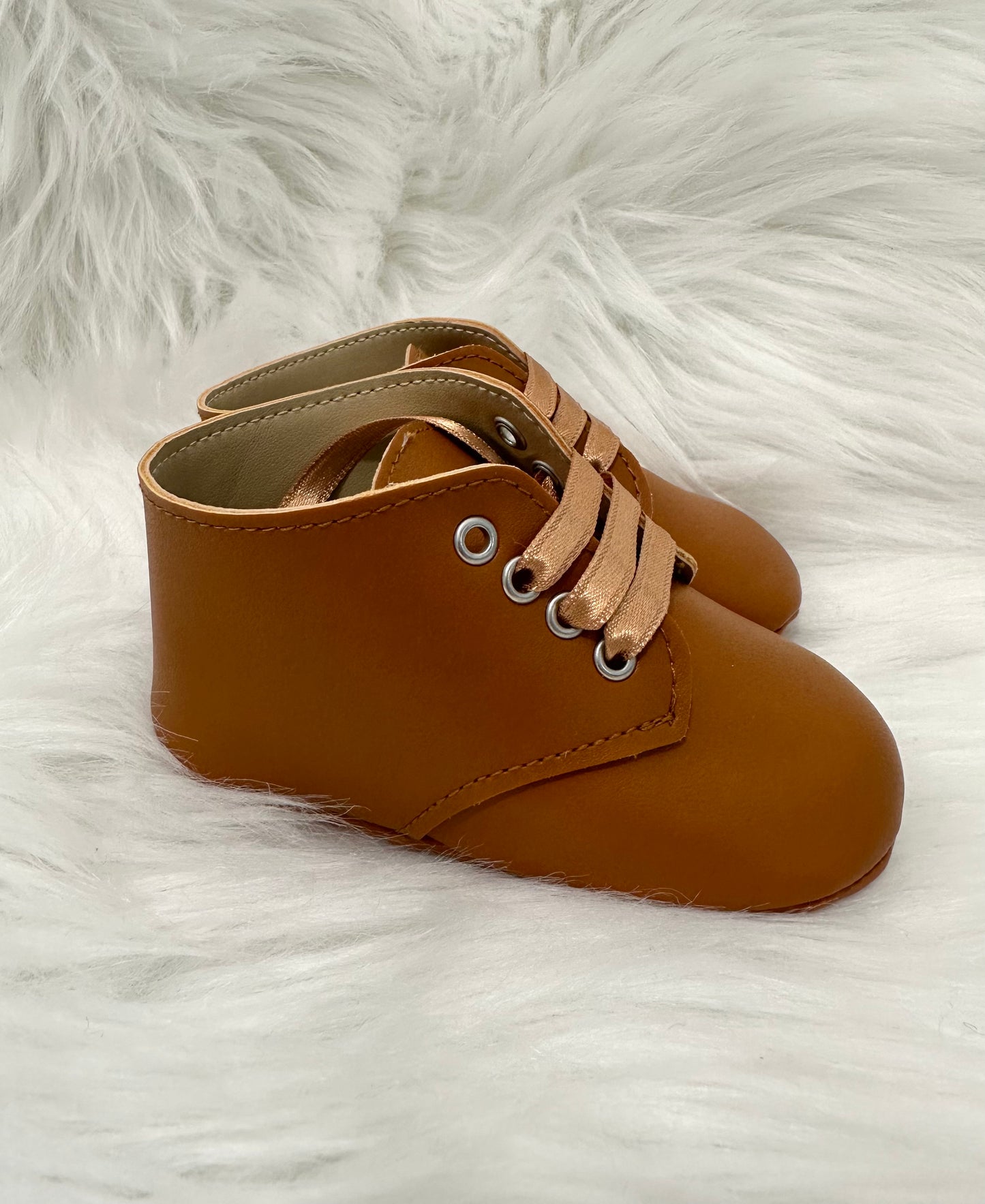 Baby boys tan Matt boot style shoes