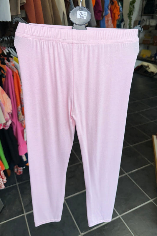 Girls light pink leggings