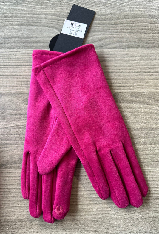 Touchscreen ladies gloves - Pink