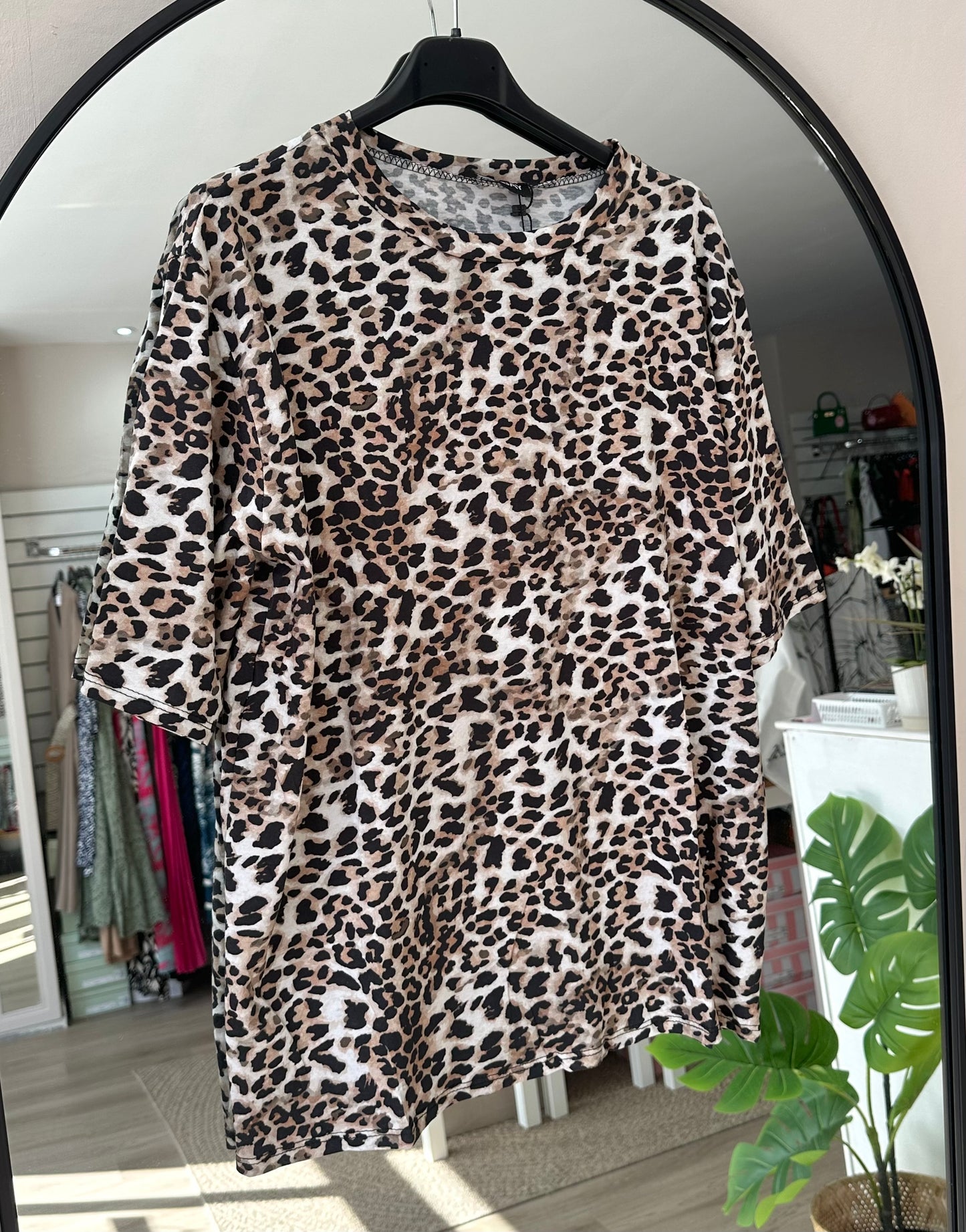 Leopard print T-shirt