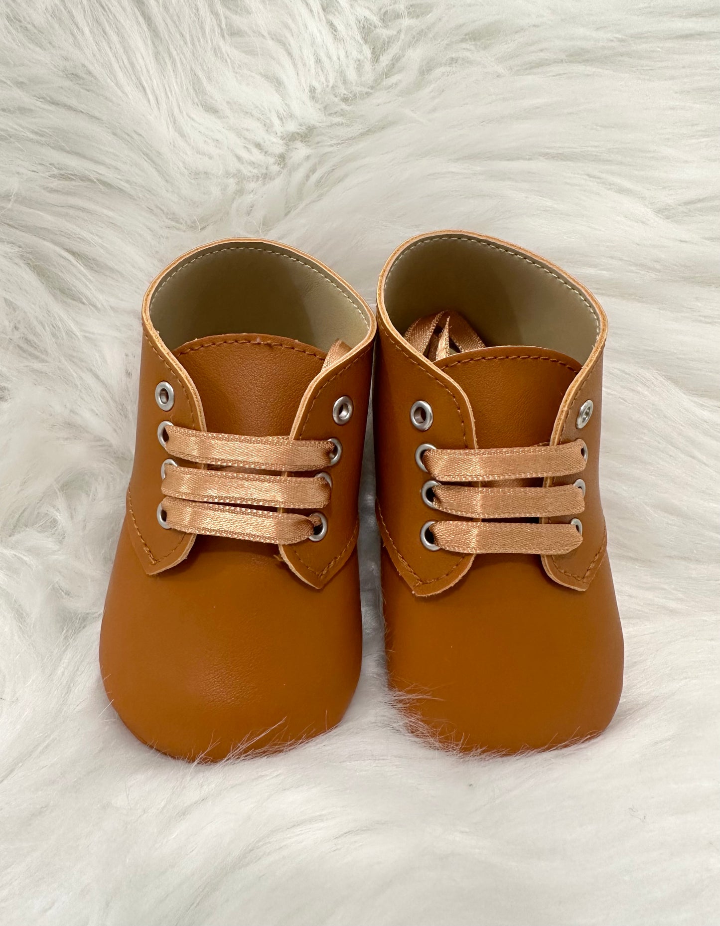 Baby boys tan Matt boot style shoes