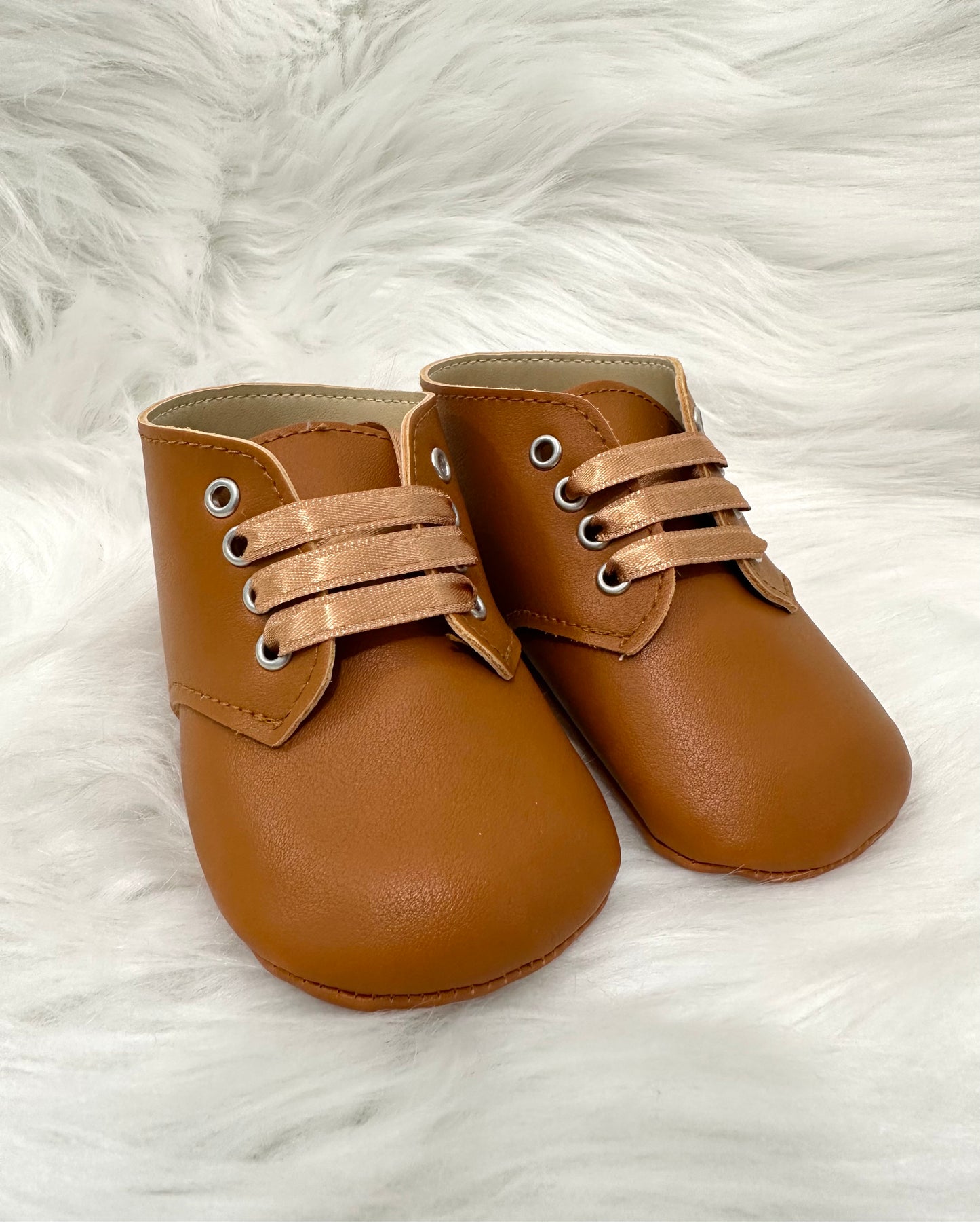 Baby boys tan Matt boot style shoes