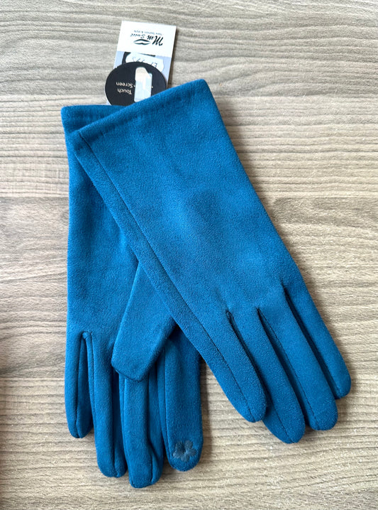 Touchscreen ladies gloves - Teal